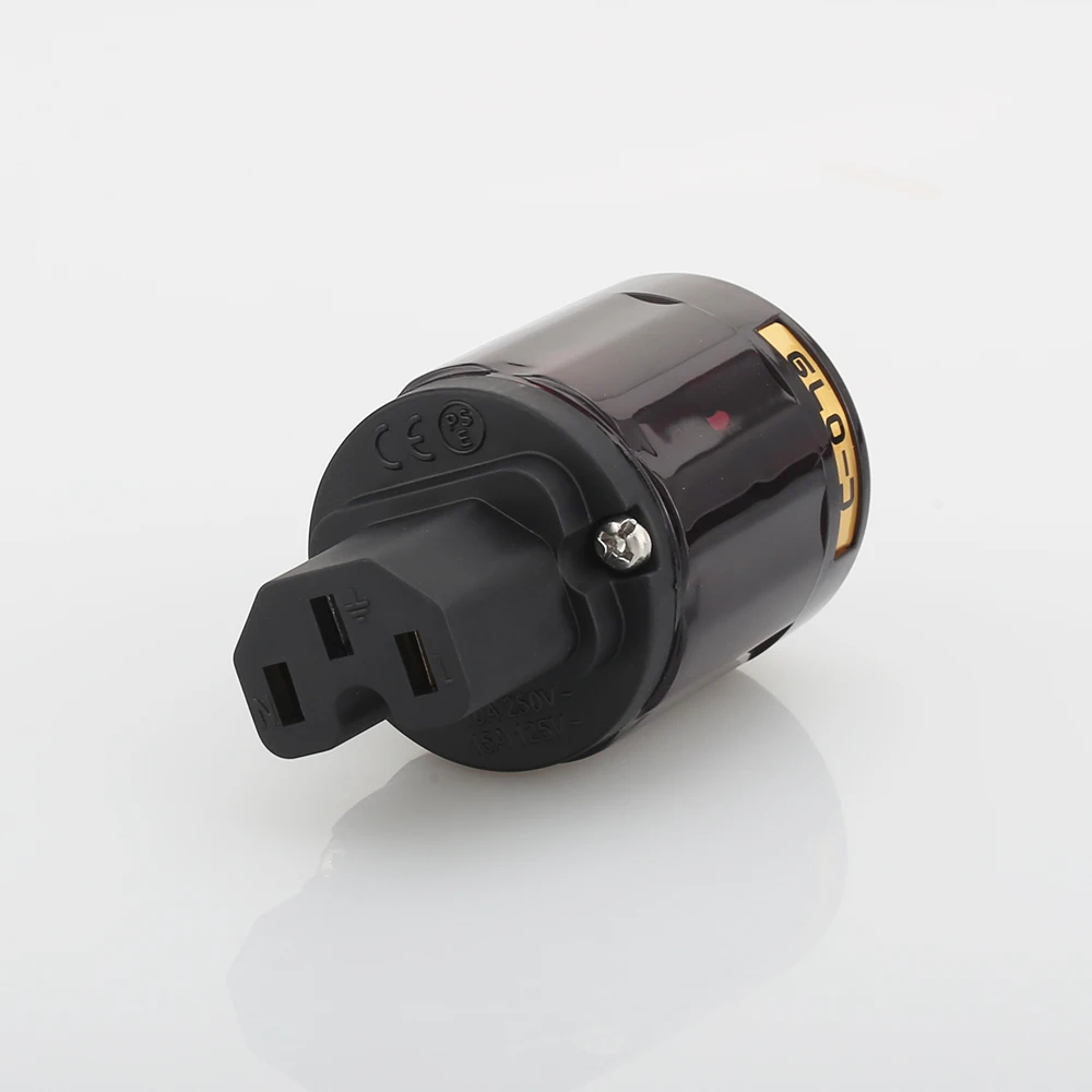 HiFI аудио Diy Кабель питания одна пара позолоченный C-079 IEC P-079e Schuko EU разъем для аудио разъема