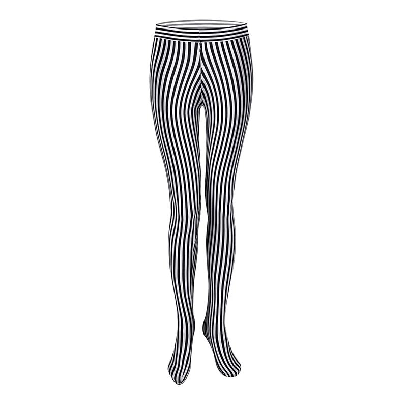 

High Elasticity Push Up Leggings Fitness Legging Low Waist Trousers Vertical Striped Pantyhose Zipper Crotch Hot Pants Leggings