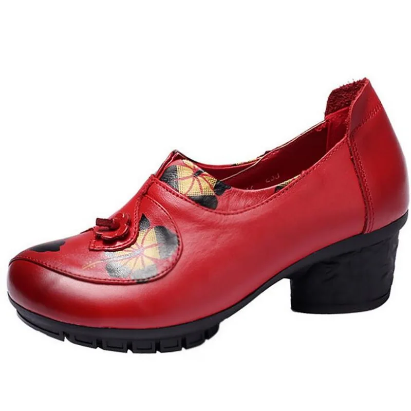 RUSHIMAN/Женская обувь на плоской подошве Повседневная из натуральной коровьей кожи