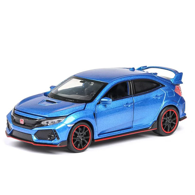 1:32 TYPE R спортивный автомобиль Diecasts и игрушечный модель со звуковым светом