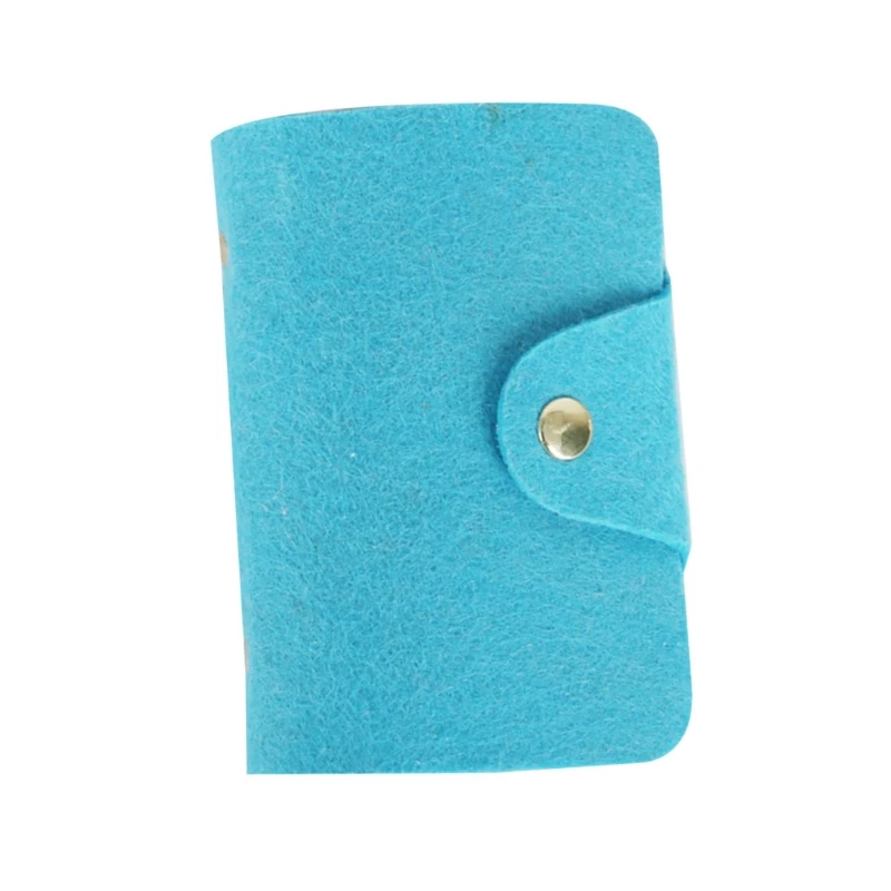 

Felt Business ID Credit Card Holder Pocket Case Purse Wallet Organizer Q1QA