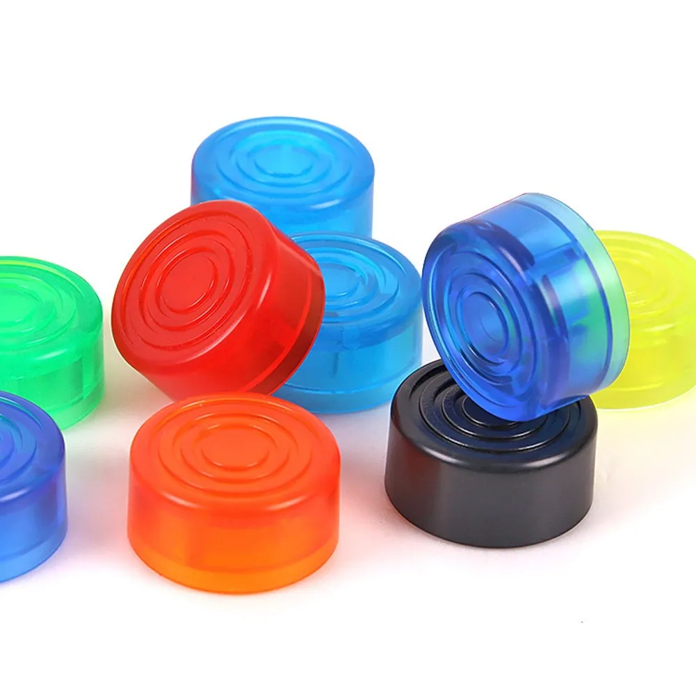 

10pcs Electric Guitar Effect Pedal Mooer Candy Cover Cap Footswitch Topper Plastic Bumpers Multi Color Bumpers 24.4x12mm