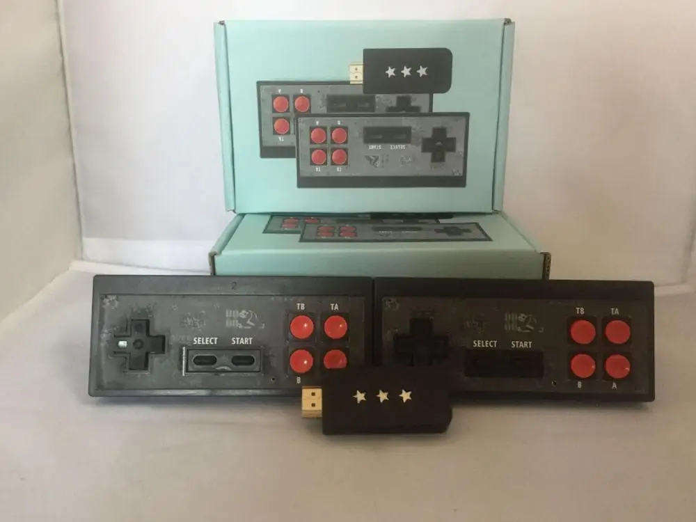 1 шт. беспроводная домашняя игровая консоль USB со встроенными 600 классическими