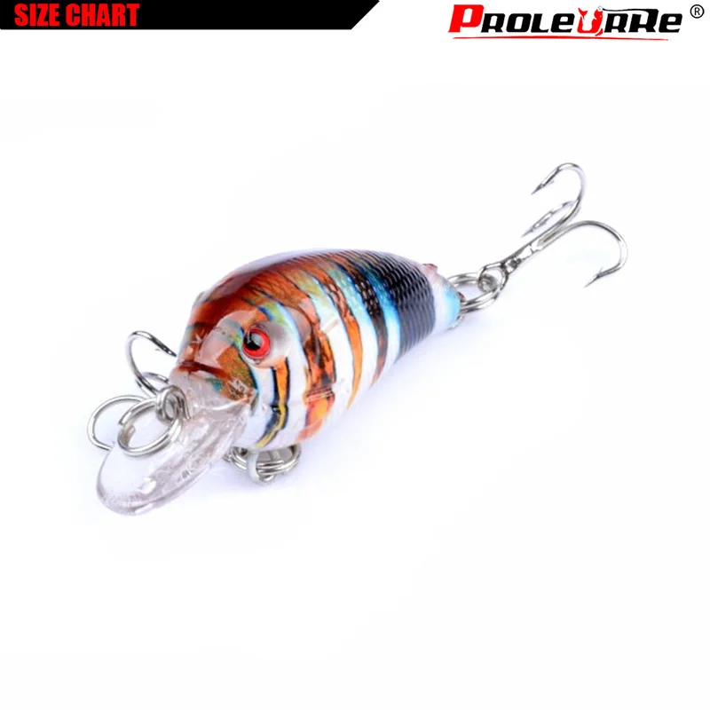 5 шт./лот набор рыболовных приманок в форме гольяна разных цветов 4 см 2 г комплект