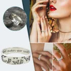 Кольцо с бабочкой, женское, винтажное, с гравировкой