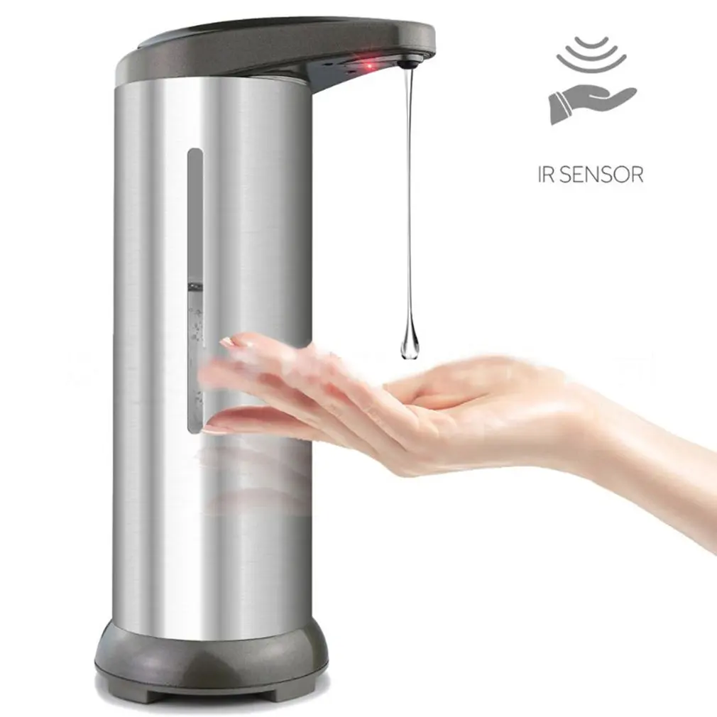 

New Automatic Soap Dispenser With Visible Window Touchless Liquid Soap Dispenser Waterproof Home Soap Pump Dispenser