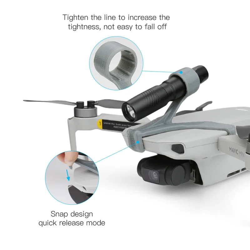 Drone ночной F светильник светодиодный для DJI Mavic мини заполняющий 3D Печатный