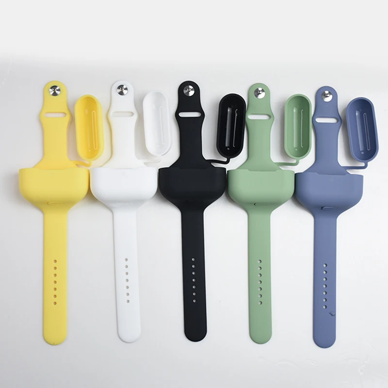 

Full Protect Soft Case For Apple AirPods Pro 3 2 1 Wrist Band Sports Case For Air Pods 3 2 1 Pro Silicon Portable Bag Case Capa