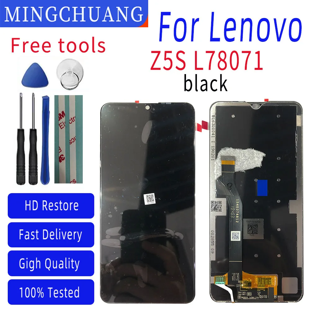 

6.3" For Lenovo Z5S L78071 LCD Display Touch Panel Screen Digitizer Assembly with Frame Phone Replacement Parts