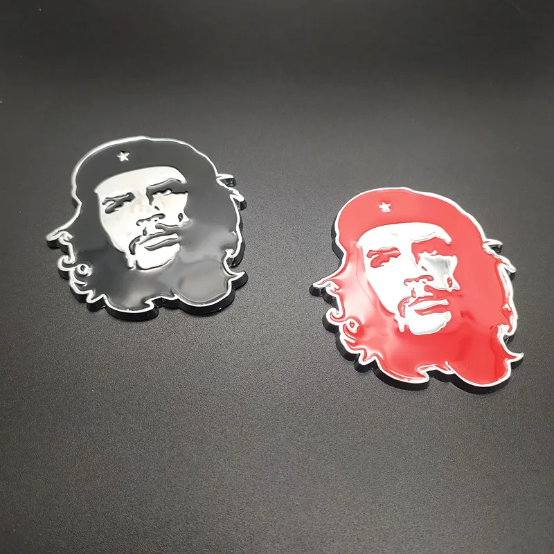 

3D Car Styling CHE Guevara Badge Emblem stickers metal scratches cover car decoration personality creative Auto Accessories
