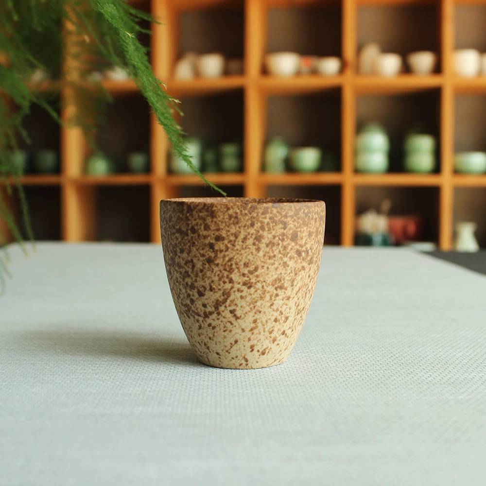 6 шт Чай чайная чашка китайские Керамика Винтаж кружка для воды простой сырой