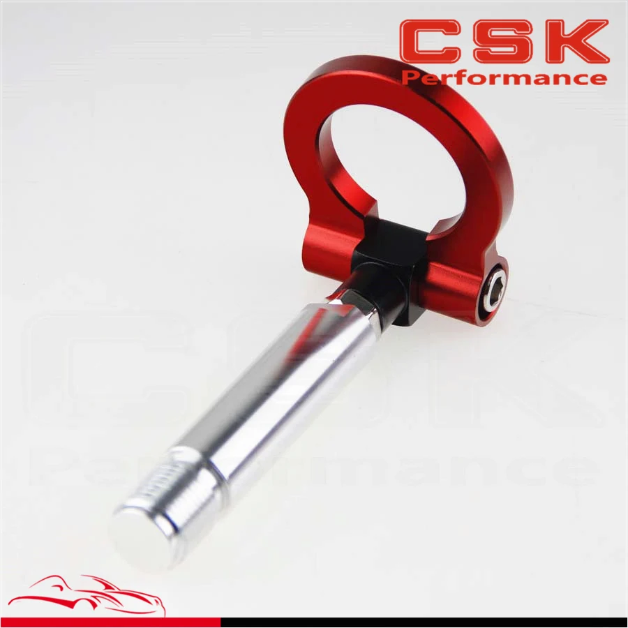 Алюминиевый гоночный 24 мм Винт с ЧПУ буксировочный крюк подходит для Toyota Yaris 07 11