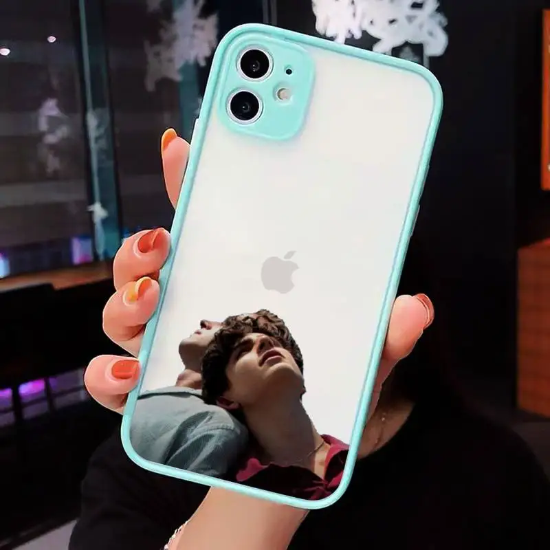 

Call Me by Your Name Phone Case matte transparent For blue iPhone 7 8 x xs xr 11 12 pro plus max mini Clear Funda