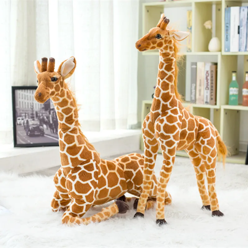 

100 см, 120 см, высокое качество, имитация жирафа, жираф, мягкая плюшевая подушка, кукла, игрушка, рождественский подарок