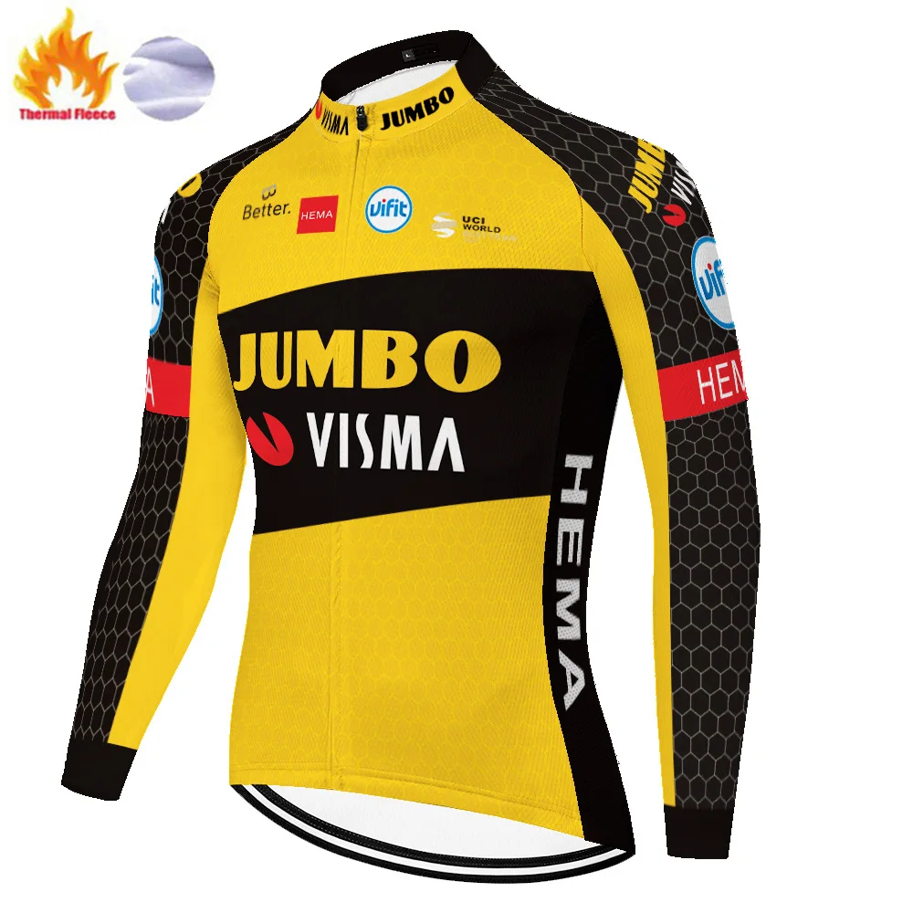 2021 профессиональная команда Jumbo Visma mallot Мужская велосипедная одежда с длинным