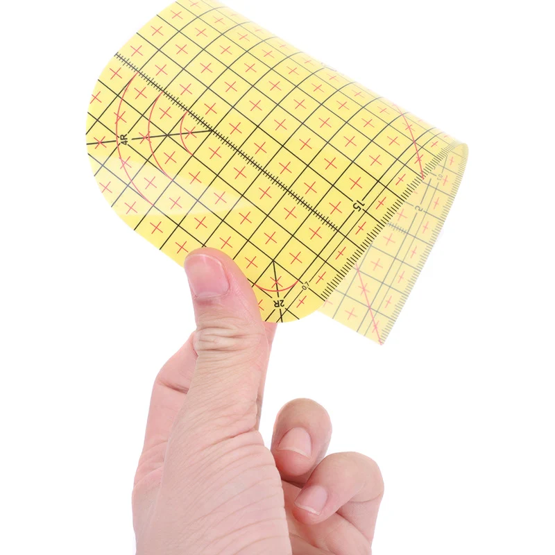 

High 1/2Pcs Ironing Measuring Ruler Hot Ironing Ruler Quilting Heat Ruler Patchworks Sewing Tools for Clothing Making DIY Sew LG