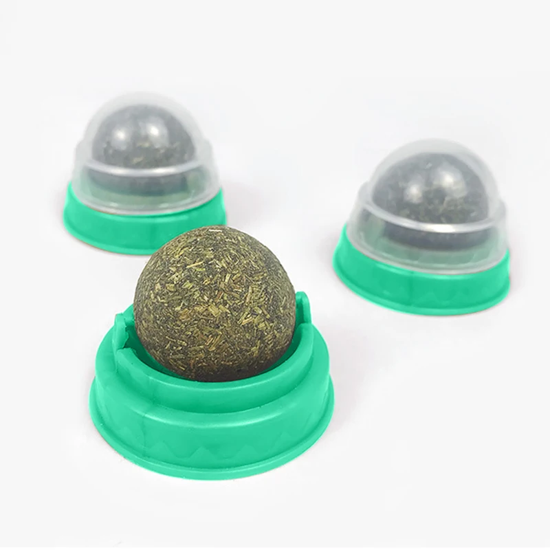 Игрушки для домашних питомцев С Кошачьей Мятой безопасные съедобные мячики