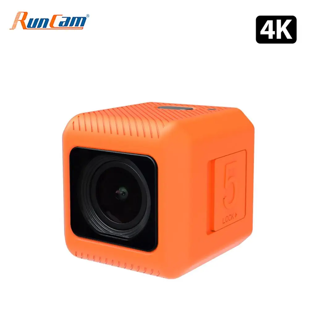 RunCam 5 RunCam5 оранжевый 4K 2 7 K @ 60FPS Экшн камера Дрон Радиоуправляемый автомобиль для FPV