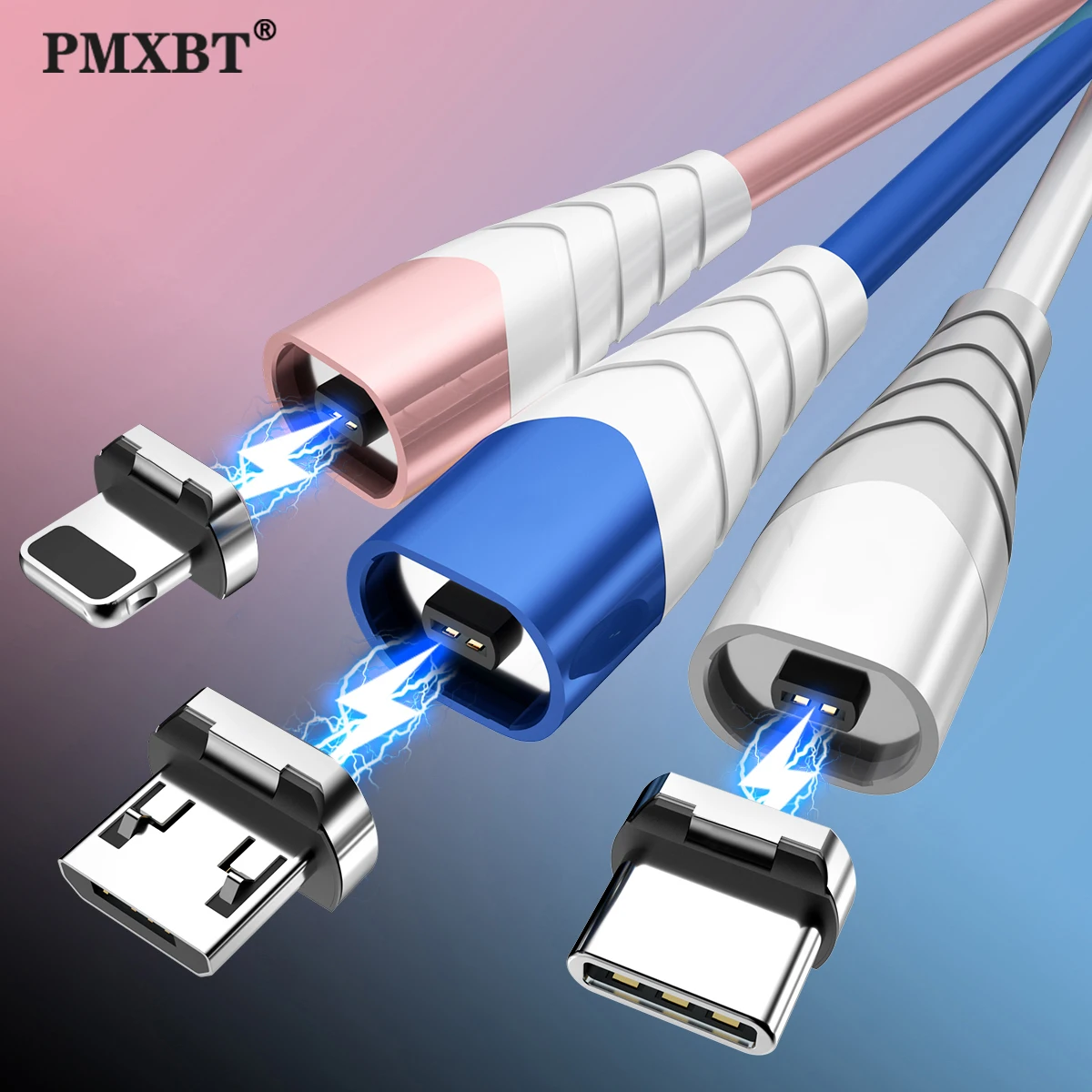 Магнитный кабель для быстрой зарядки Micro USB Type C iPhone 11 8 7 6 Xiaomi Samsung магнитное