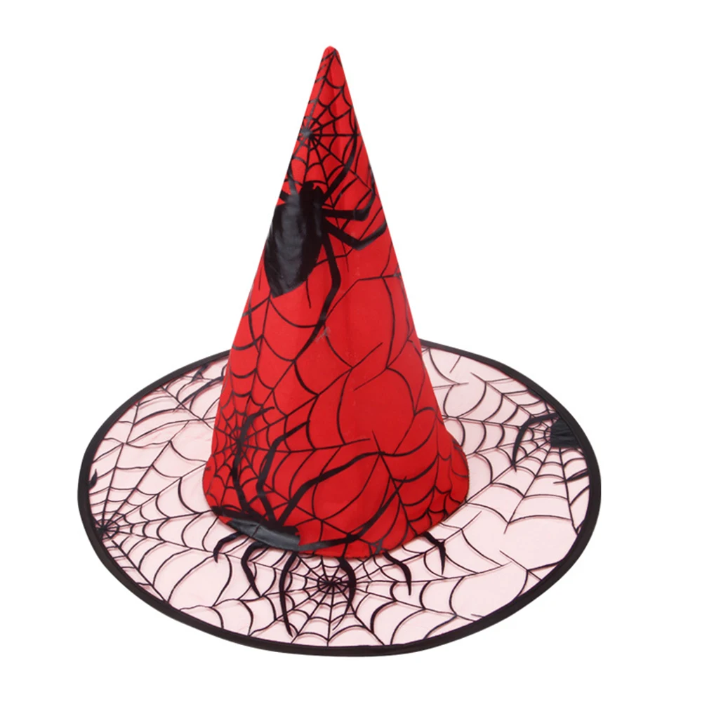 Ведьмины колпаки Маскарад паук шаблон шапка ведьмы взрослые дети косплей костюм