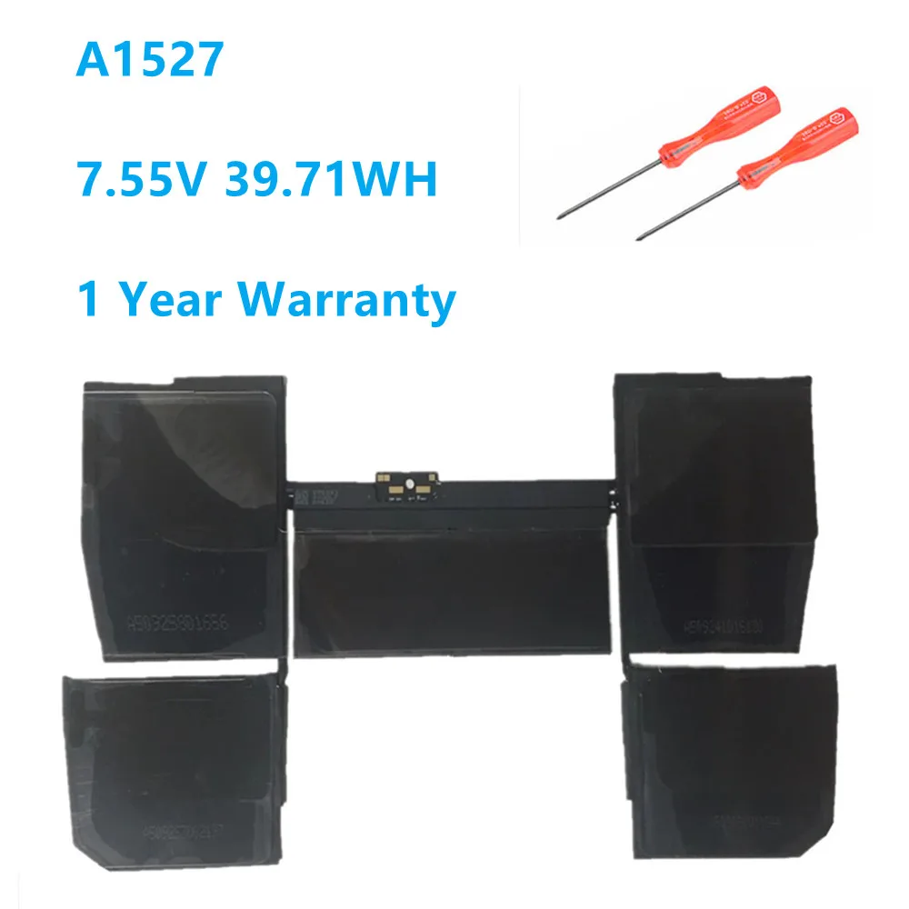 Bateria do Portátil para Apple Macbook Pro Retina 12 A1527 A1534 2022 2022 2022 Ano Mf855 Mjy32 Mk4m2 A1527 7.55v 39.71wh 5263mah Baterias p/ laptop