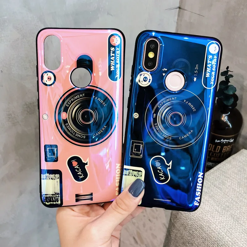 3D Blu-Ray Камера чехол для XiaoMi RedMi GO 7 S2 Y2 Y3 6 6A 6Pro 5 5A 4 4X примечание 4X32 gb Чехол Мягкий