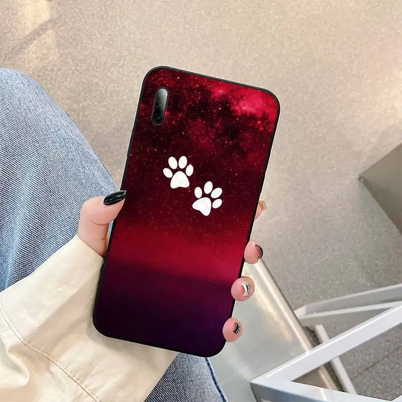 

dog footprint Paw pattern Phone Case For Xiaomi pocophone F1 mi10lite 5 8se pro note2 3 6 8explorer 9t a2lite Cover Fundas Coque