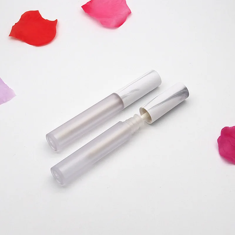 Новые 4 5 мл мраморные губные глазурные трубки круглые косметические бутылки