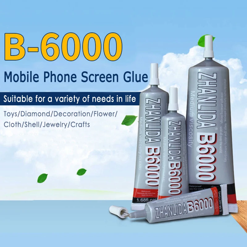 

B6000 Glue Mobile Phone Maintenance Glue Mobile Phone Screen Up Frame Open Glue Plastic Metal Stick Drill Repair Adhesives