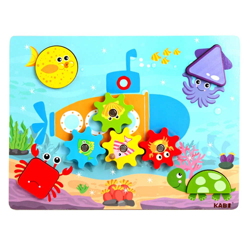 Деревянная игрушка головоломка с ранней инструкцией детская развивающая