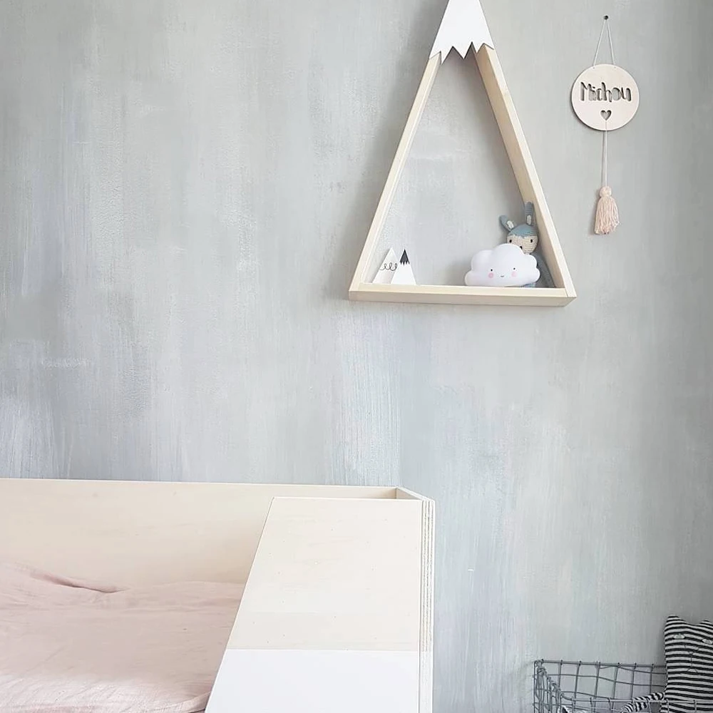 2 шт./компл. Творческий треугольник наложения настенная подвесная полка для детей