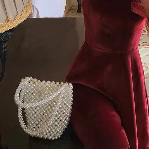 Женская вечерняя сумочка с жемчугом новый шикарный свадебный клатч бисером