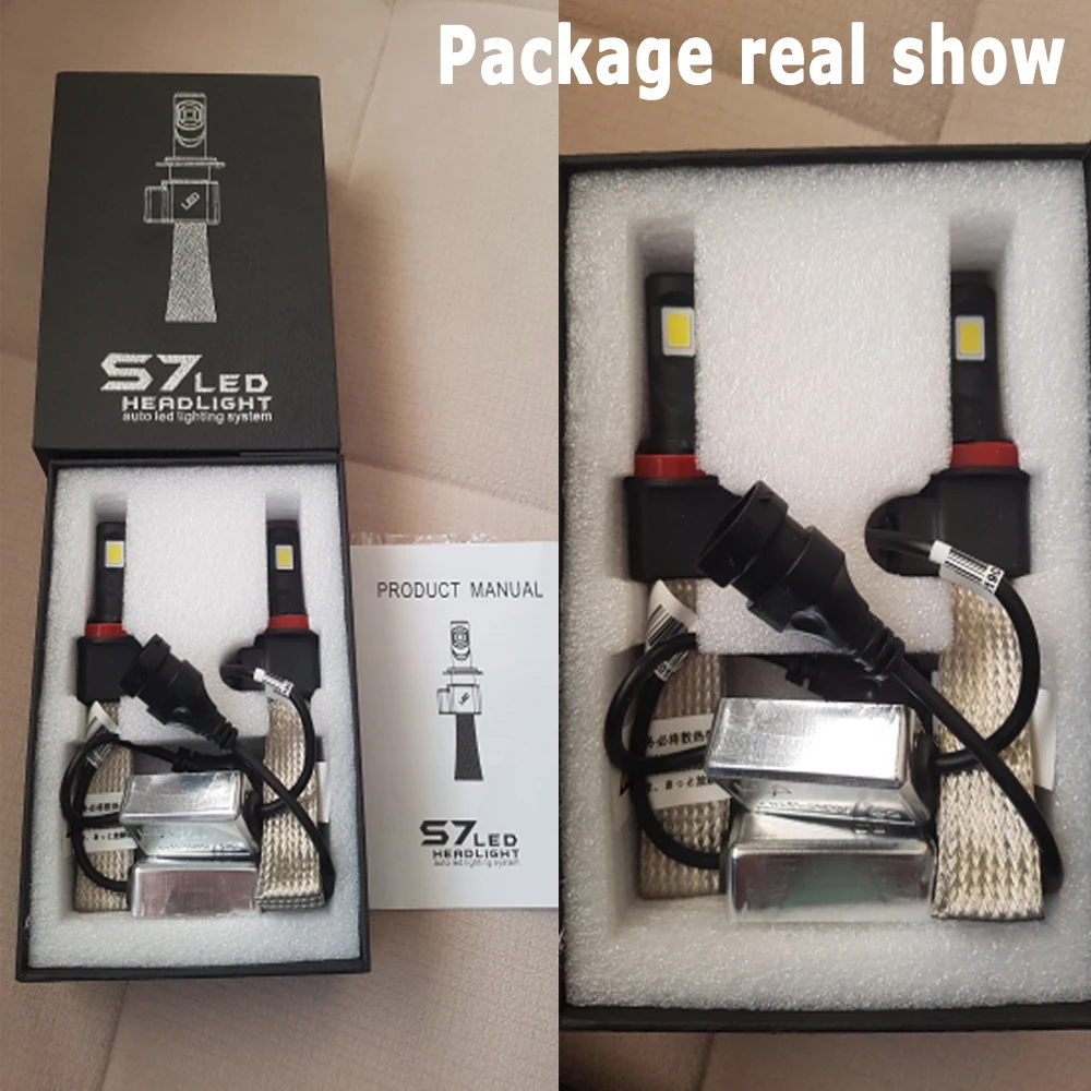 12000LM Car Light H4 H7 LED Headlight Bulbs H1 9006 hb4 h27 9005 9004 9007 H13 H3 H11 Auto Bulb 12V 55W 6000K Headlamp | Автомобили и