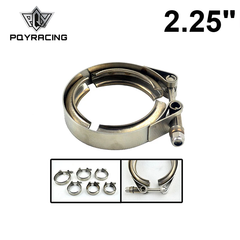 PQY 2 25 дюйма из нержавеющей стали 304 TURBO/INTERCOOLER/DOWNPIPE/DOWN PIPE/HOSE V Band CLAMP PQY5282VC|Подвесы