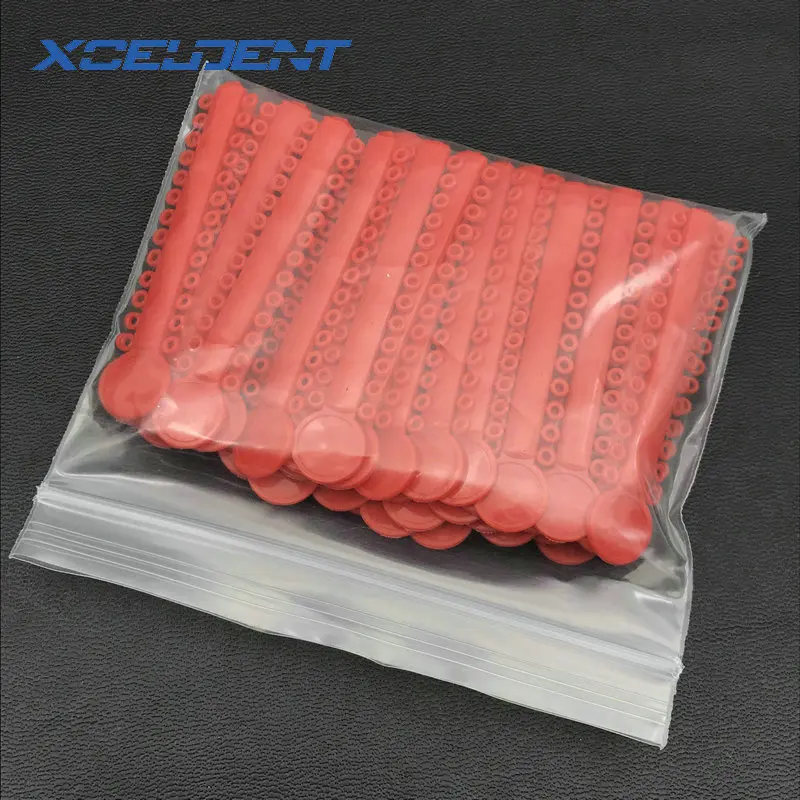 40 шт. палочки 1 упаковка зубная Лигатура Галстуки ортодонтия эластичные резинки