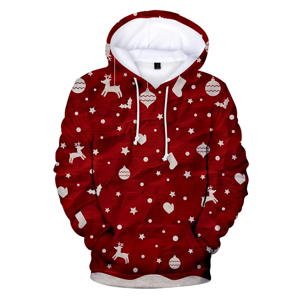 

New 2021 Christmas 3D Print Hoodies Merry Christmas Men/Women Sweatshirt Harajuku Christmas Cute Boys/Girls Personal Pullovers