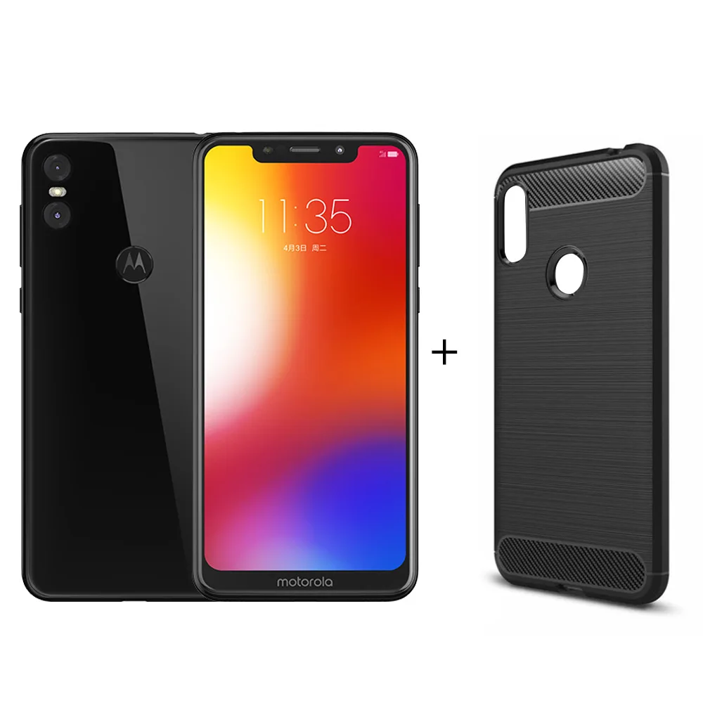 With Phone Case Смартфон MOTO P30 Play, 4 Гб ОЗУ, 64 Гб ПЗУ, 5,86 дюймов, 1080 P, 3000 мАч, 4G LTE Snapdragon 625, четыре ядра, отпечаток пальца, ID, мобильный телефон - Цвет: With Phone Case