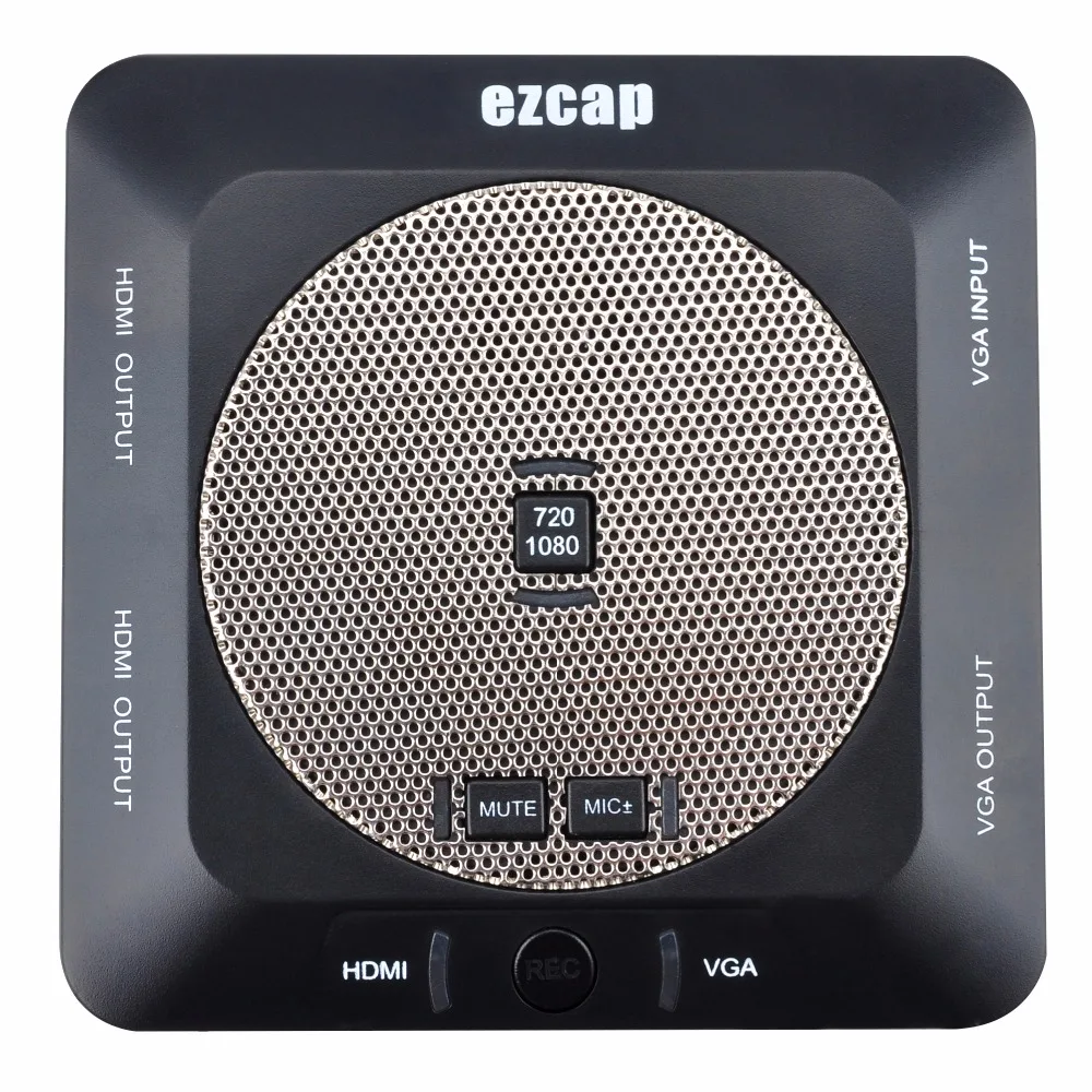 EZCAP289 Новинка 1080P HD видеоуроки лекции захват/записывающая карта HDMI/VGA вход выход