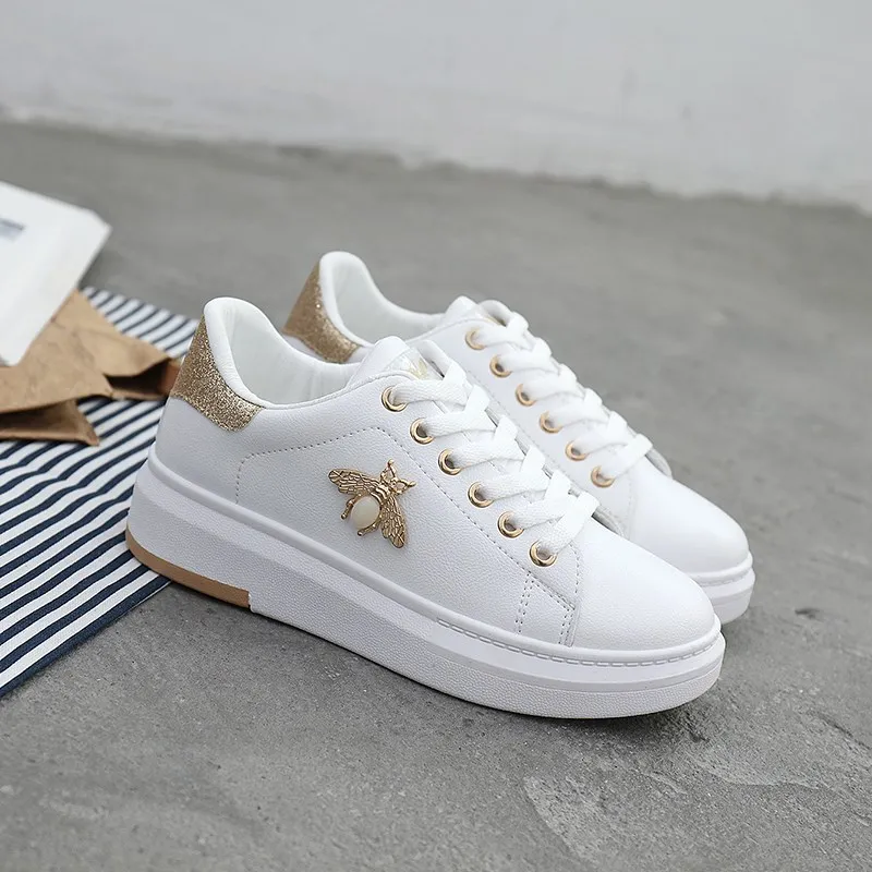 Женские дышащие кроссовки из ПУ кожи на шнуровке|Беговая обувь| |