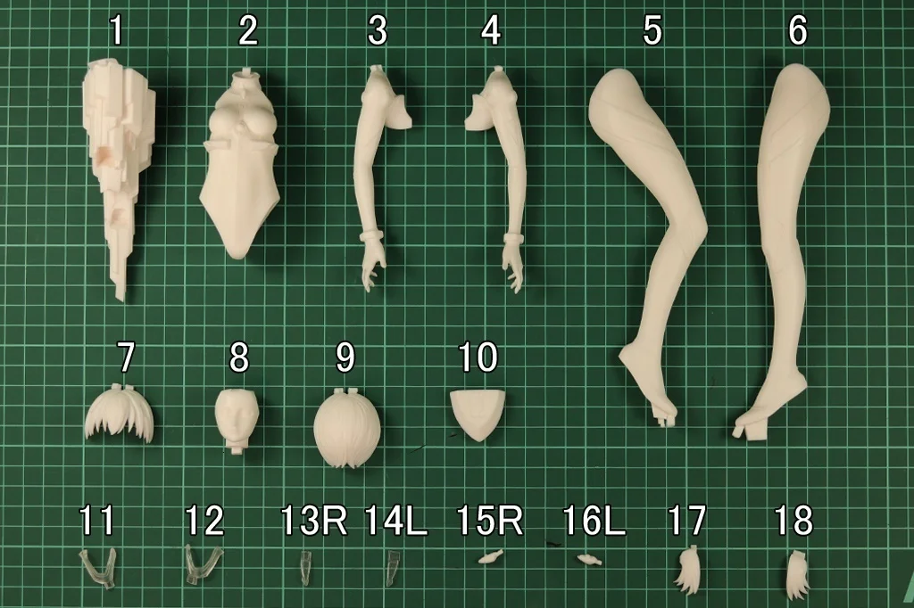 Набор фигурок из смолы 1/6 Evagelion Рей Аянами Garage
