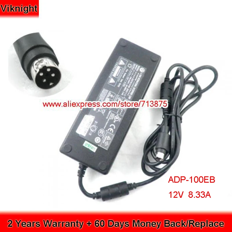 12 В 8.33A ADP-100EB адаптер переменного тока для Synology Diskstation DS410 Qnap NAS TS-419P II NAS 0227B12100 0415B20180 NS4600 NAS