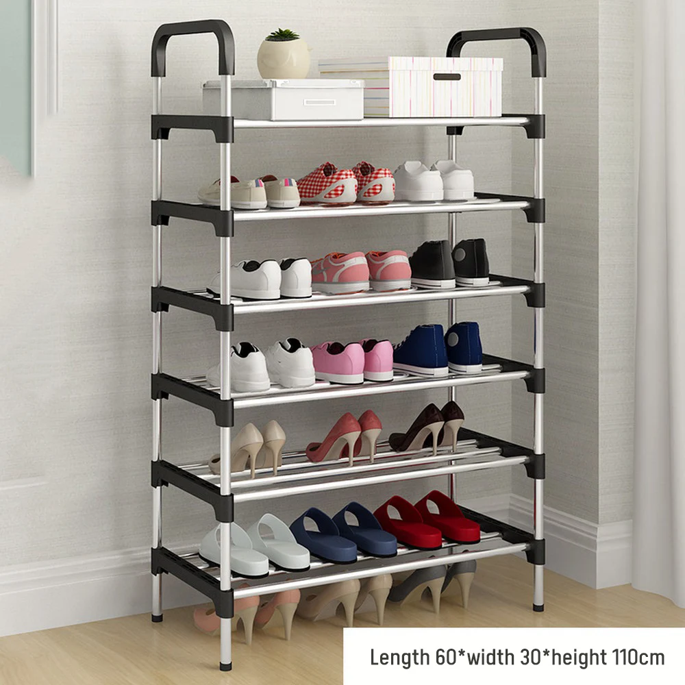 

5/6-layer Shoe Rack Easy Assemble Shoe Rack Portable Saving Space Home Furniture Stand Holder Shoe Shelf Organizer Shoe Cabinet