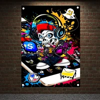 famous singer posters rock music stickers hip hop reggae flag banner hd canvas printing art tapestry mural wall decoration dr