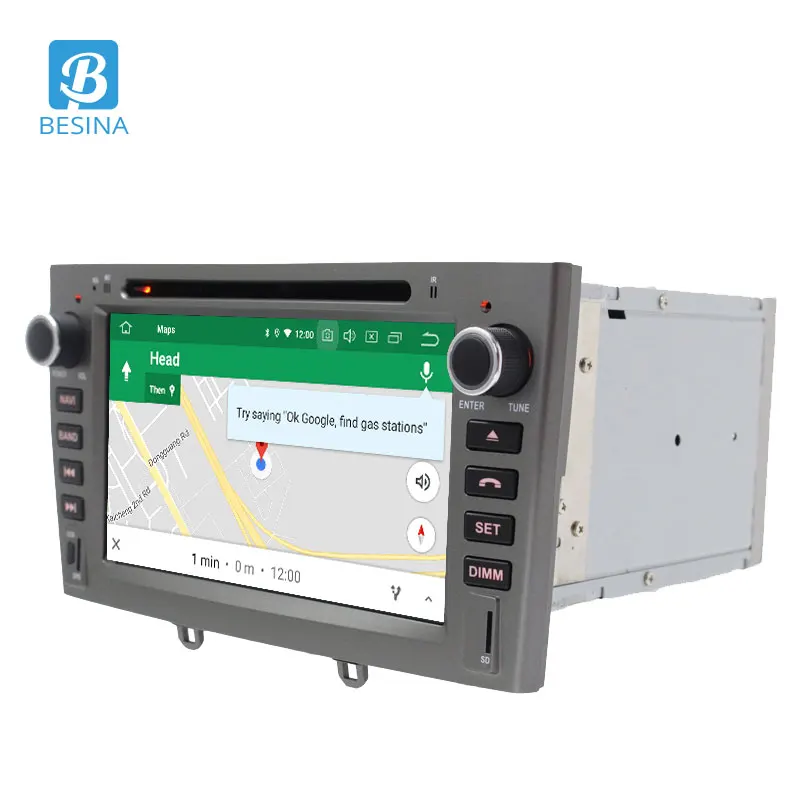 Besina Android 10 0 мультимедийный автомобильный DVD навигатор для Peugeot 408 308 308SW Авторадио