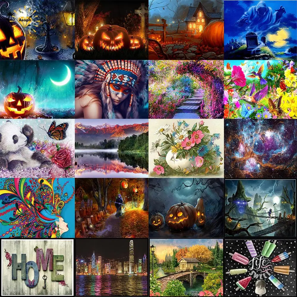 

Full Round Drill Diy 5D Landscape Diamond Painting Cross Stitch Animal Diamond Embroidery Mosaic Picture Rhinestone Home Decor