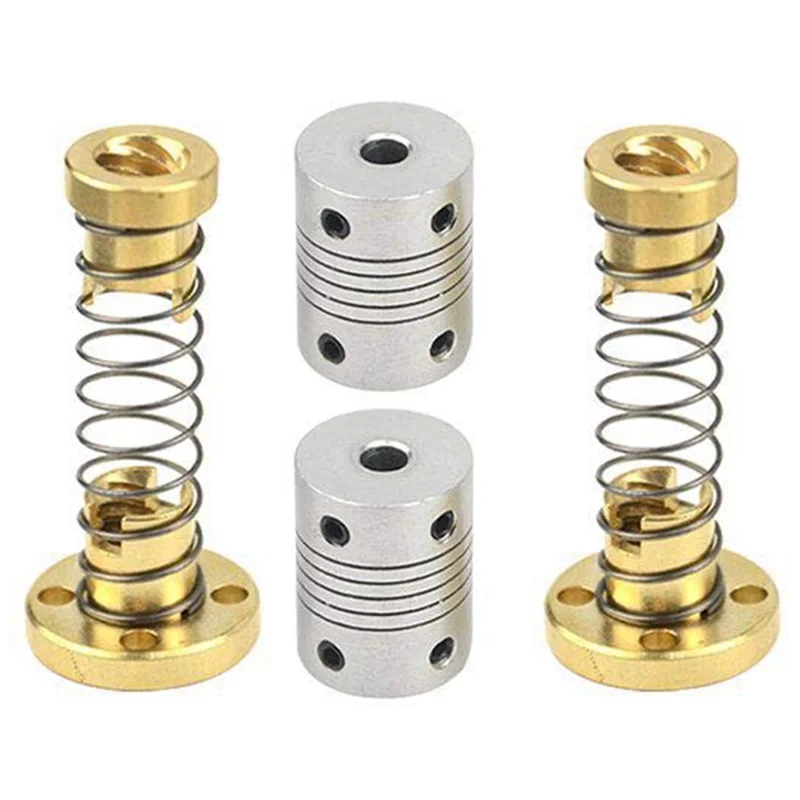 T8 беззазорной пружинный гайка ликвидации пространства (2 шт.) + муфтовое