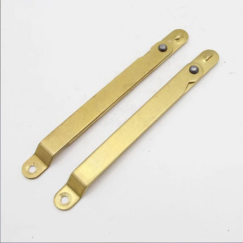 1set Gold woodwork hinge antique Close Lift Up Stay Support rod Hinges for wooden Box Cabinet Door Decor furniture accessories