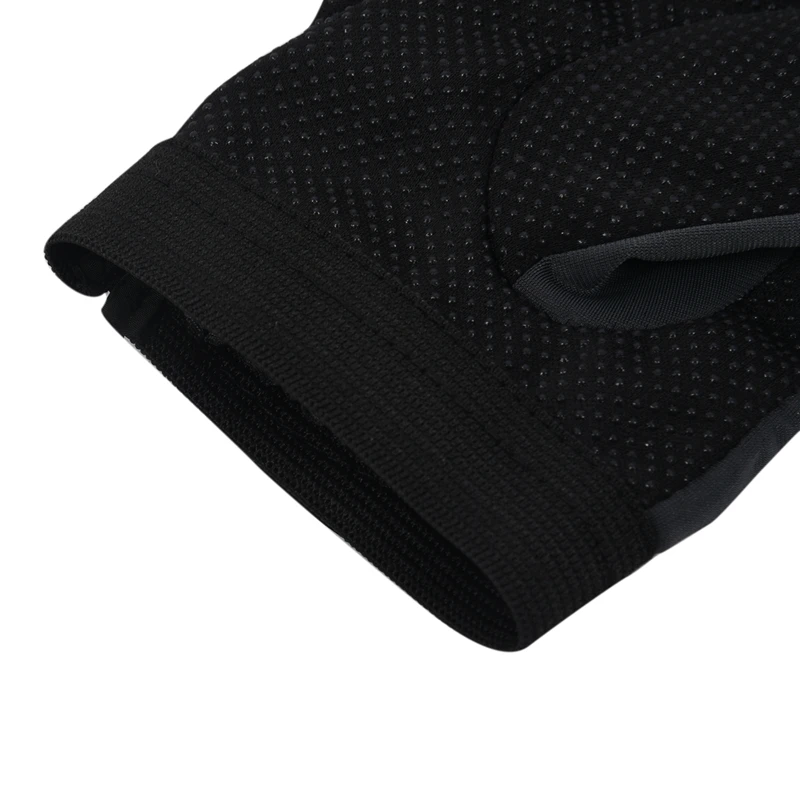 

SODIAL(R) 2 Pcs Rubber Dots Nonslip Palm Two Finger Fishing Gloves Black