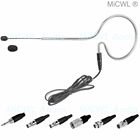 Наушники MiCWL, гарнитура, микрофон для Sennheiser G3, G4, Shure, ULX, UR Audio-Technica, ATW, AKG, MiPro, Action, 3,5 мм, черные