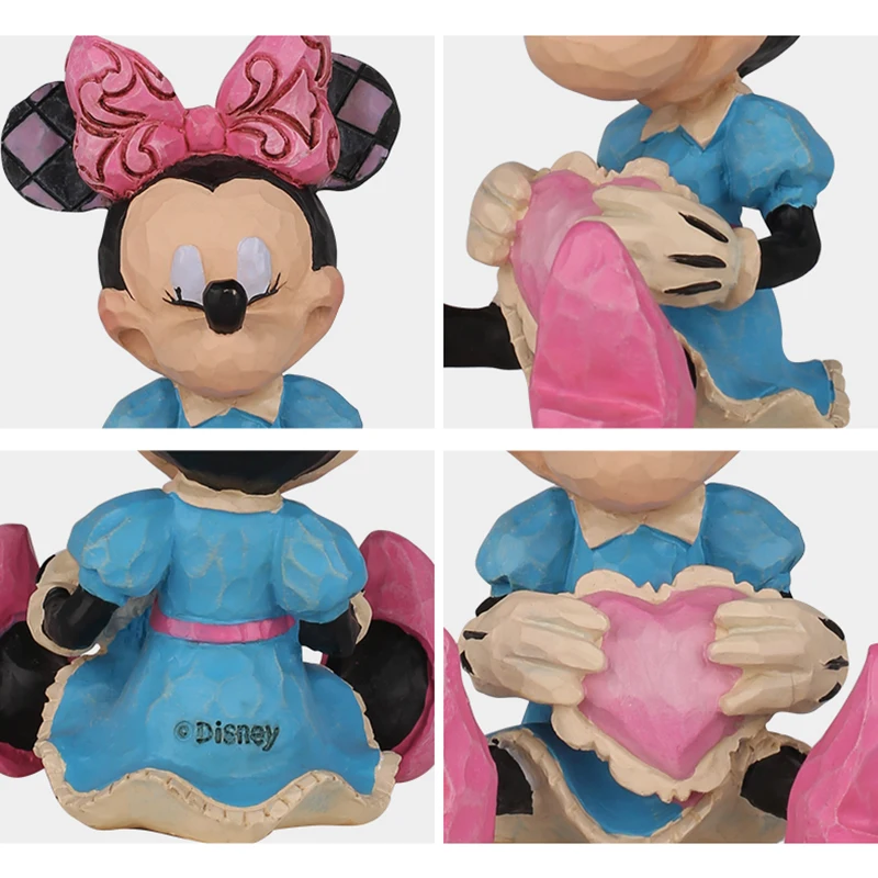 

Disney Showcase Collection Minnie Mouse Action Figure With Heart Pillow